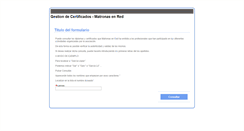 Desktop Screenshot of certificados.matronasenred.com